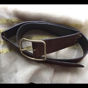 Coach brown suede belt.